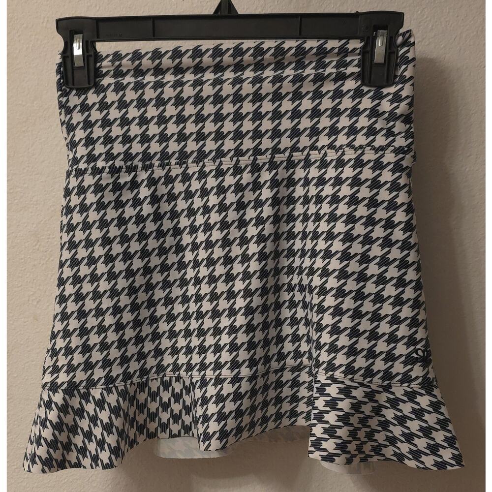 Albion women's black/white print stretch tennis/golf skort Sz XS